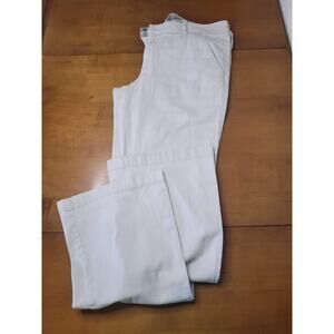 Arizona Jean Co. Women's Khaki Chino Pants Size 11 Average - Cream Beige Stretch